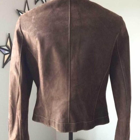 Leather jacket -Roots - Picture 4 of 10